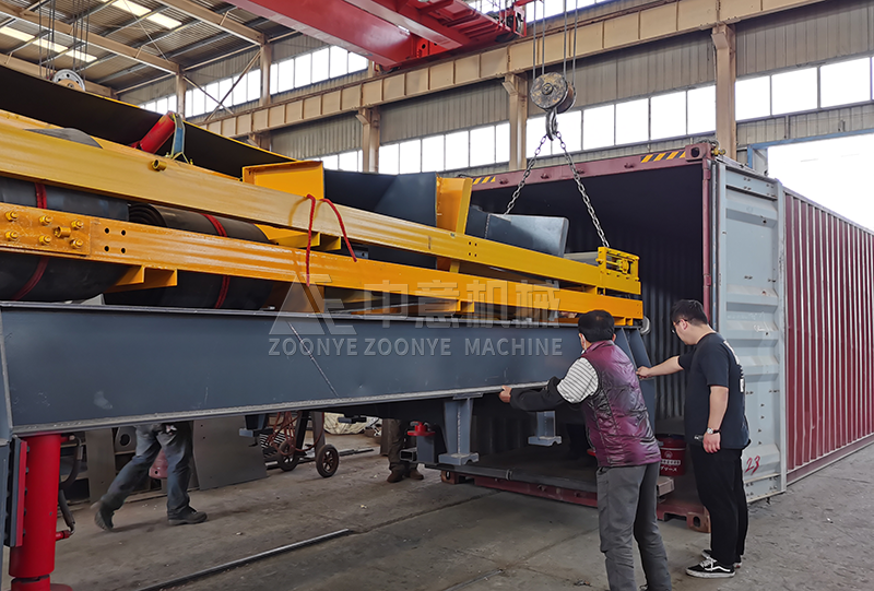 移動式鵝卵石生產(chǎn)線車架